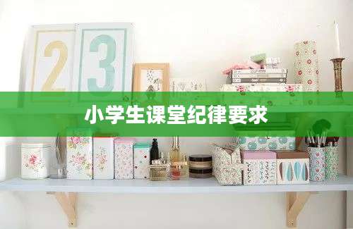 小学生课堂纪律要求