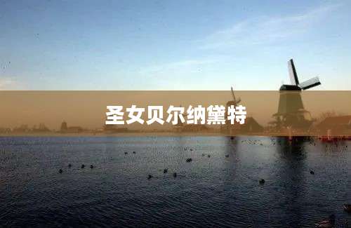 圣女贝尔纳黛特