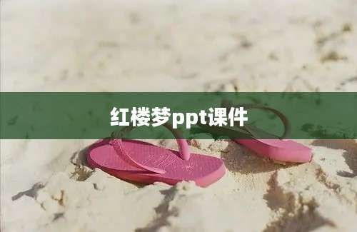 红楼梦ppt课件