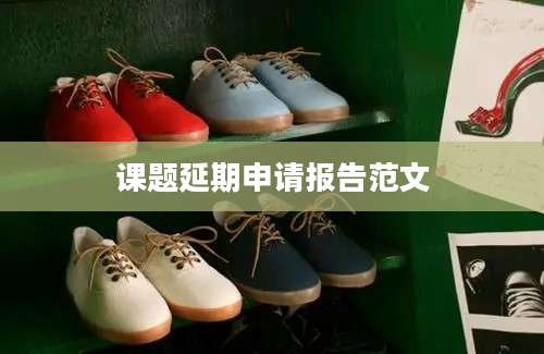 课题延期申请报告范文