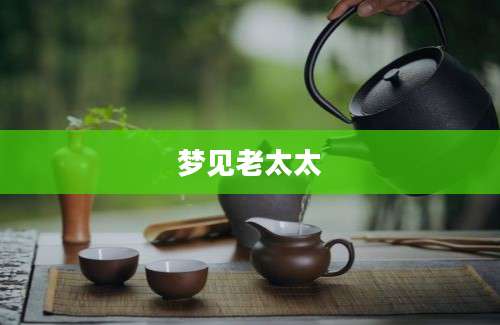 梦见老太太