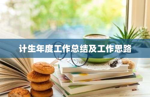 计生年度工作总结及工作思路