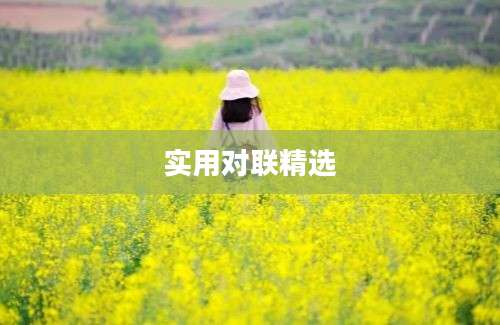 实用对联精选