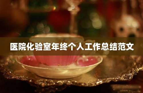 医院化验室年终个人工作总结范文