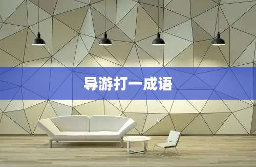 导游打一成语