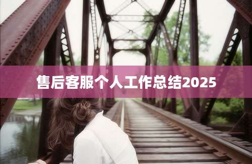 售后客服个人工作总结2025