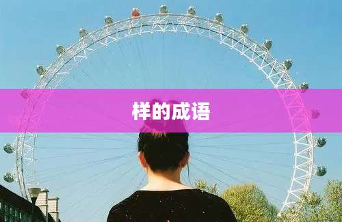 样的成语