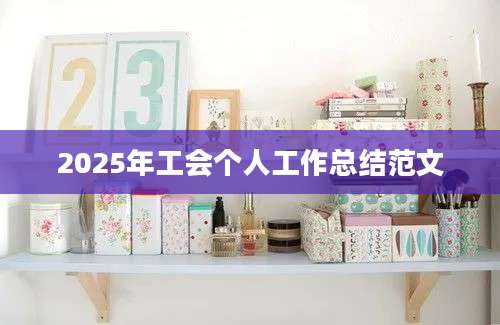 2025年工会个人工作总结范文