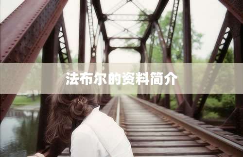 法布尔的资料简介