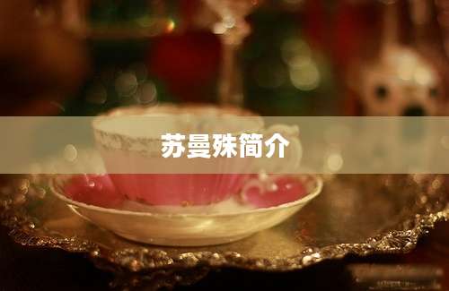 苏曼殊简介