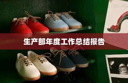 生产部年度工作总结报告