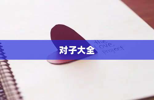 对子大全