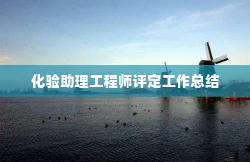 化验助理工程师评定工作总结