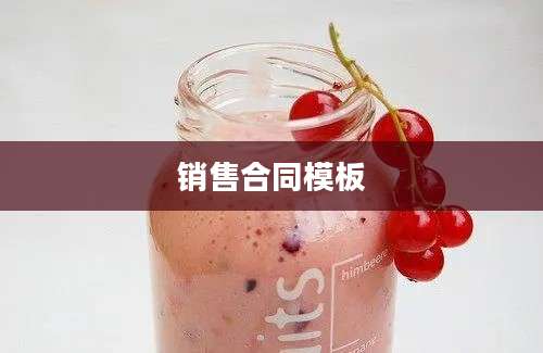 销售合同模板