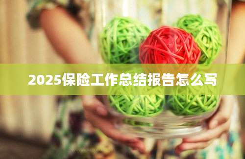 2025保险工作总结报告怎么写
