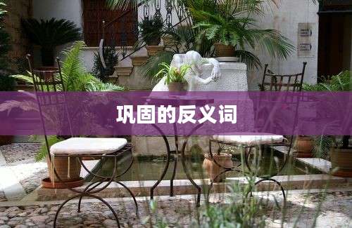巩固的反义词