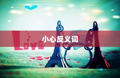 小心反义词