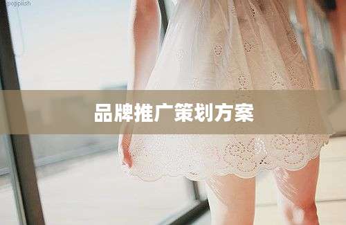 品牌推广策划方案