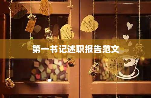 第一书记述职报告范文