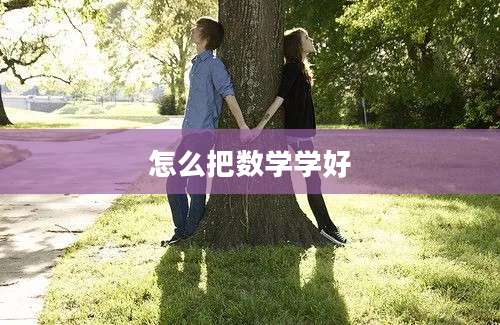 怎么把数学学好
