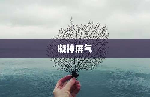 凝神屏气