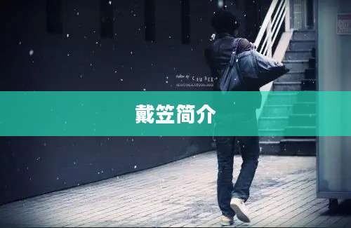 戴笠简介
