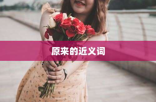 原来的近义词