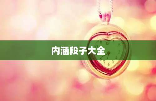 内涵段子大全