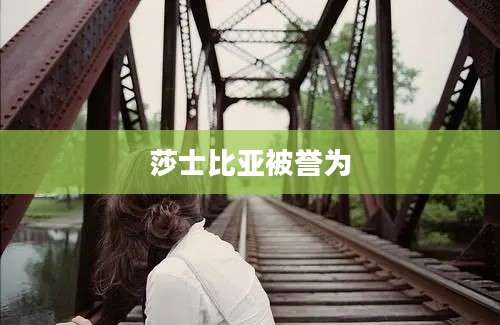 莎士比亚被誉为