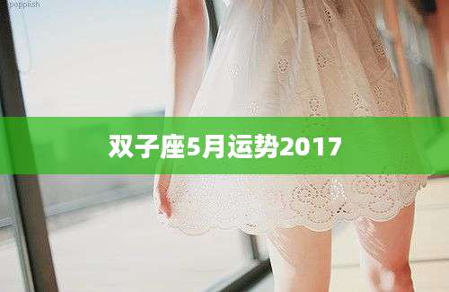 双子座5月运势2017