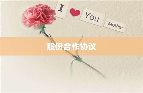 股份合作协议