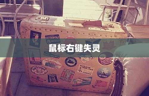 鼠标右键失灵
