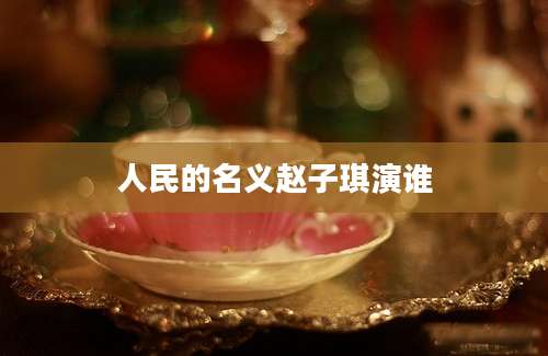 人民的名义赵子琪演谁