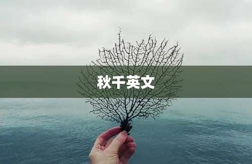 秋千英文