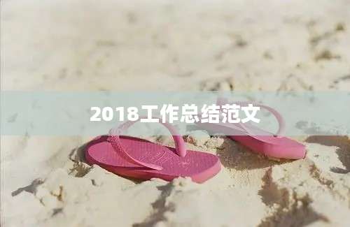 2018工作总结范文