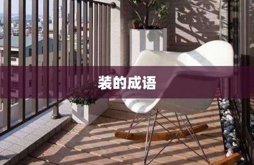 装的成语