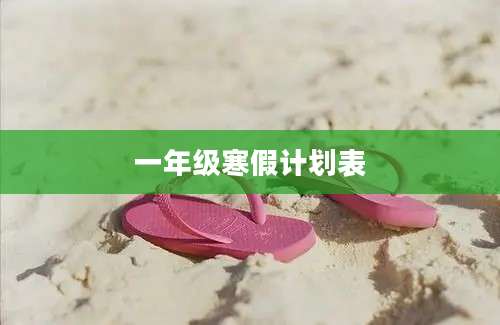 一年级寒假计划表