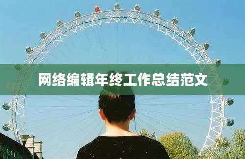 网络编辑年终工作总结范文