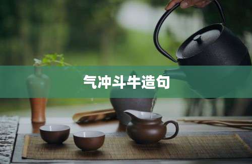 气冲斗牛造句