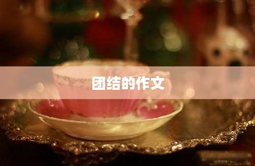 团结的作文