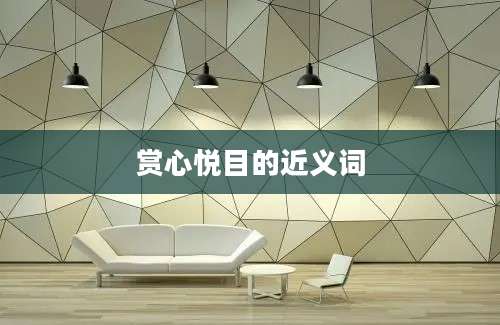 赏心悦目的近义词