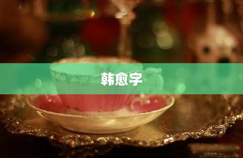韩愈字