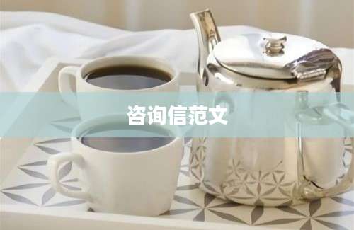 咨询信范文
