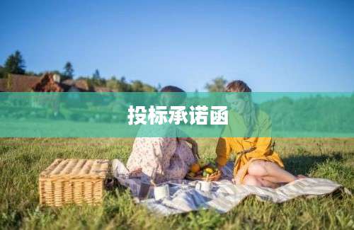 投标承诺函