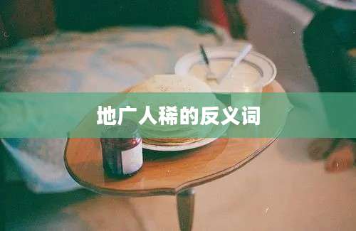 地广人稀的反义词