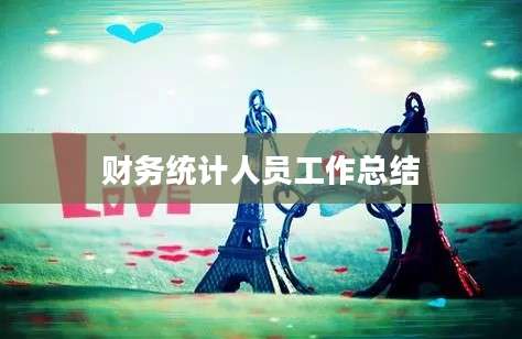 财务统计人员工作总结