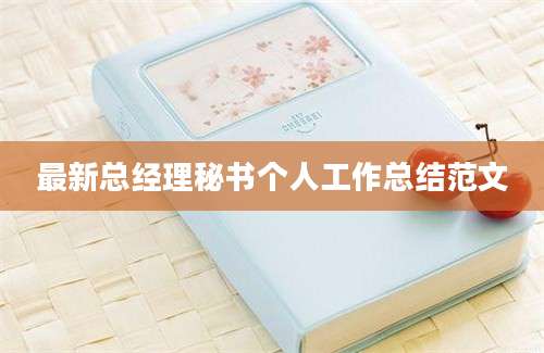 最新总经理秘书个人工作总结范文