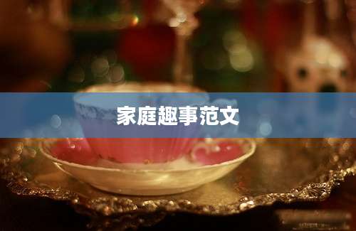 家庭趣事范文