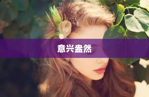 意兴盎然
