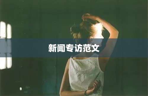 新闻专访范文
